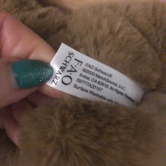 FAO Schwarz Sloth Adopt A Pet Stuffed Animal Plush Adoption Certificate - Picture 9 of 11